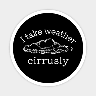 Funny Meteorology, Clouds Design, Weather Forecast Magnet